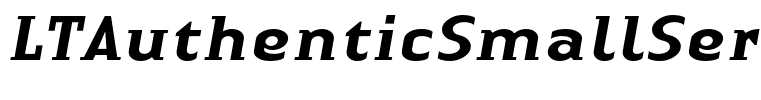LTAuthenticSmallSerif-MediumIt