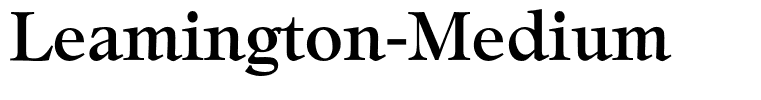 Leamington-Medium