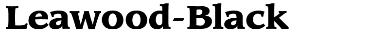 Leawood-Black