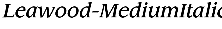 Leawood-MediumItalic