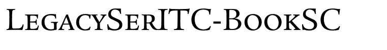 LegacySerITC-BookSC