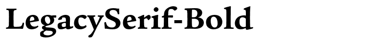 LegacySerif-Bold