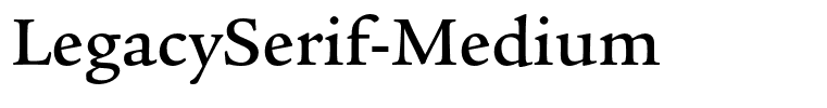 LegacySerif-Medium
