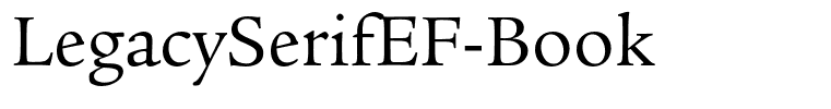 LegacySerifEF-Book