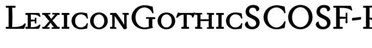 LexiconGothicSCOSF-Regular