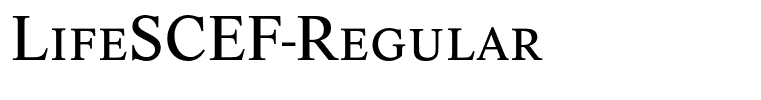 LifeSCEF-Regular