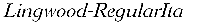 Lingwood-RegularIta