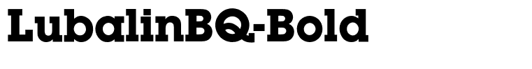 LubalinBQ-Bold