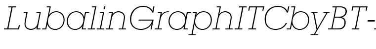 LubalinGraphITCbyBT-XtraLightOb