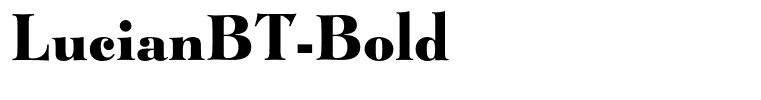 LucianBT-Bold