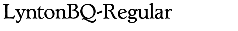 LyntonBQ-Regular