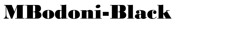 MBodoni-Black