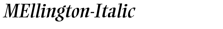 MEllington-Italic