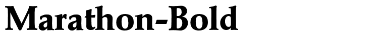 Marathon-Bold