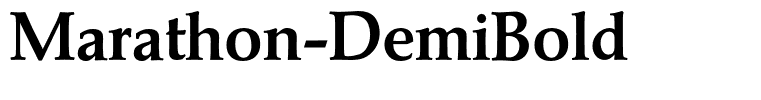 Marathon-DemiBold
