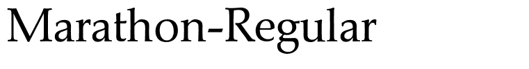 Marathon-Regular