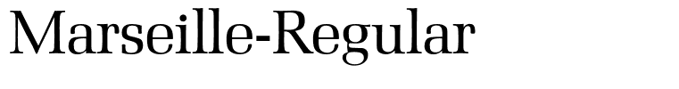 Marseille-Regular