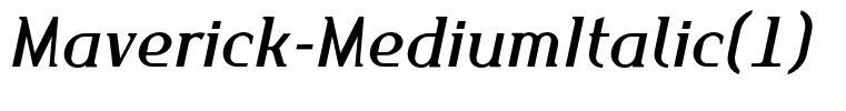 Maverick-MediumItalic(1)