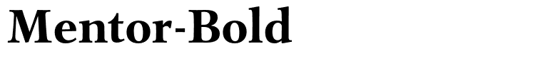 Mentor-Bold