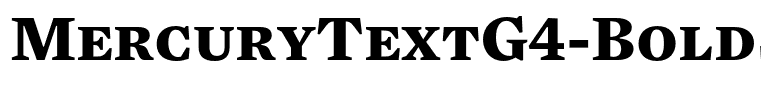 MercuryTextG4-BoldSC