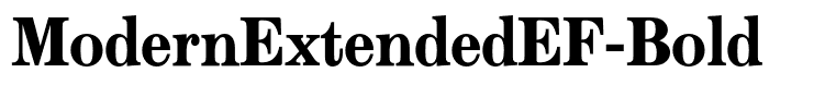 ModernExtendedEF-Bold