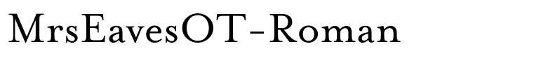 MrsEavesOT-Roman