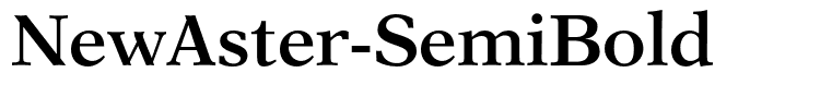 NewAster-SemiBold