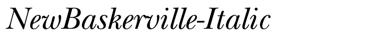 NewBaskerville-Italic