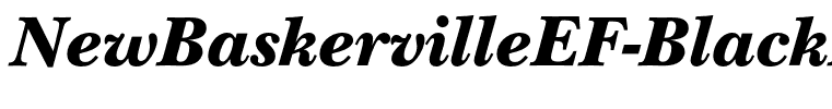 NewBaskervilleEF-BlackItalic