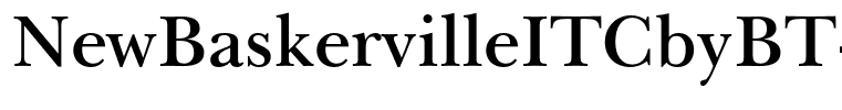 NewBaskervilleITCbyBT-SemiBold