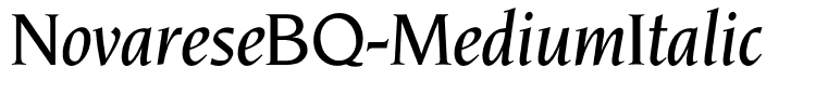 NovareseBQ-MediumItalic