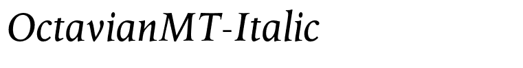 OctavianMT-Italic