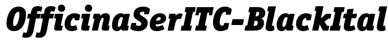 OfficinaSerITC-BlackItalic