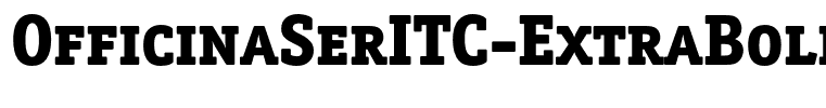 OfficinaSerITC-ExtraBoldSC