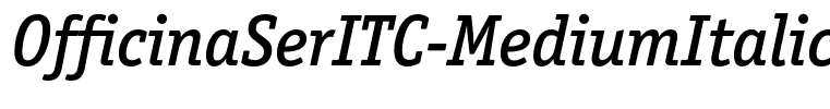 OfficinaSerITC-MediumItalic
