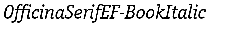 OfficinaSerifEF-BookItalic