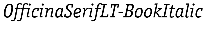 OfficinaSerifLT-BookItalic
