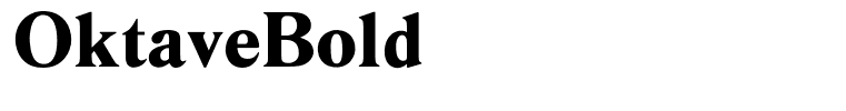 OktaveBold
