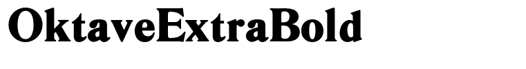 OktaveExtraBold