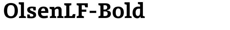 OlsenLF-Bold