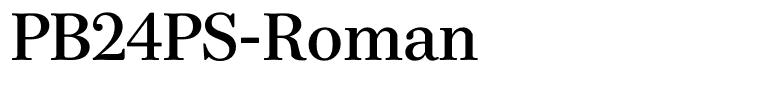 PB24PS-Roman