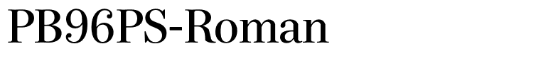 PB96PS-Roman