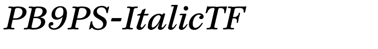 PB9PS-ItalicTF