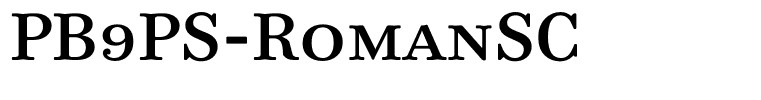 PB9PS-RomanSC