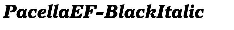 PacellaEF-BlackItalic