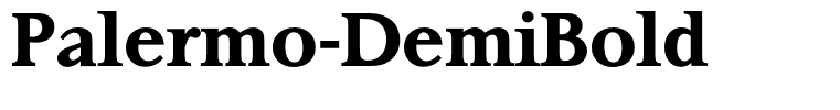 Palermo-DemiBold