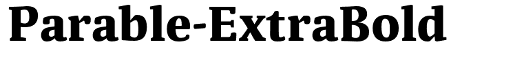 Parable-ExtraBold
