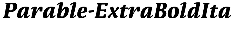 Parable-ExtraBoldItalic(1)