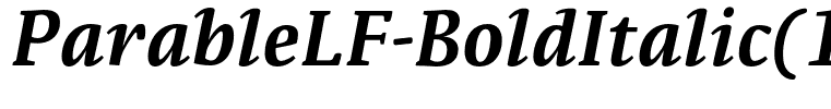 ParableLF-BoldItalic(1)