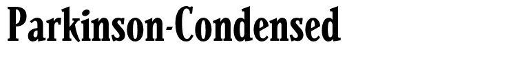 Parkinson-Condensed